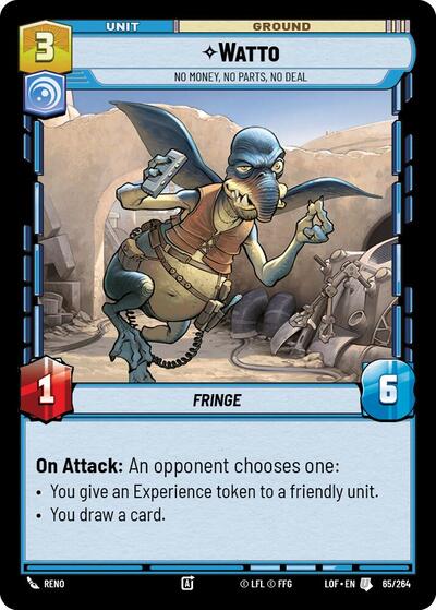Watto, No Money, No Parts, No Deal (Legends of the Force)(LFL-065/264)(U)