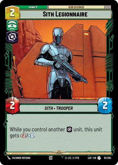 Sith Legionnaire (Legends of the Force)(LFL-081/264)(U)