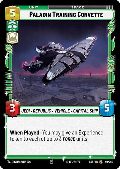 Paladin Training Corvette (Legends of the Force)(LFL-099/264)(C)