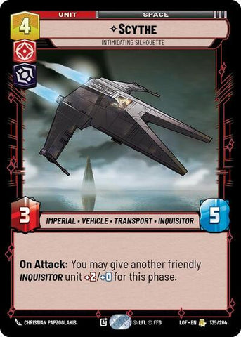 Scythe, Intimidating Silhouette (Legends of the Force)(LFL-135/264)(R)