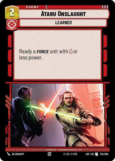 Ataru Onslaught (Legends of the Force)(LFL-174/264)(U)