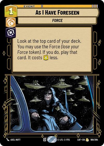 As I Have Foreseen (Legends of the Force)(LFL-188/264)(R)