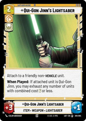 Qui-Gon Jinn's Lightsaber (Legends of the Force)(LFL-201/264)(S)