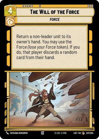 The Will of the Force (Legends of the Force)(LFL-227/264)(C)