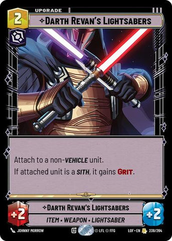 Darth Revan's Lightsabers (Legends of the Force)(LFL-238/264)(R)
