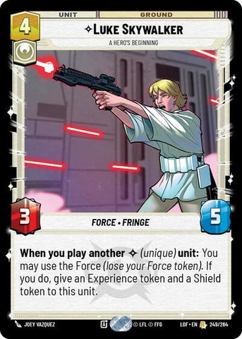 Luke Skywalker, A Hero's Beginning (Legends of the Force)(LFL-249/264)(R)