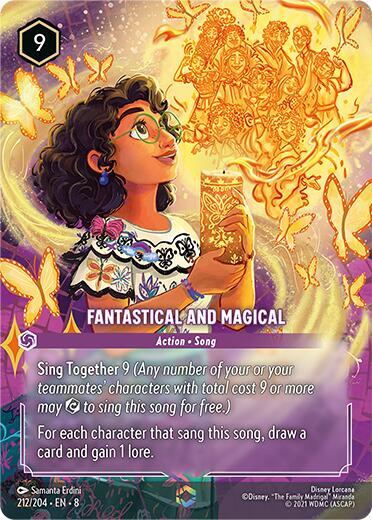 Fantastical and Magical (Enchanted) - Holofoil (Reign of Jafar)(8-212/204)(E)
