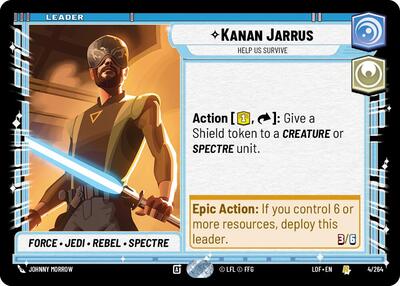 Kanan Jarrus, Help Us Survive (Legends of the Force)(LFL-004/264)(R)