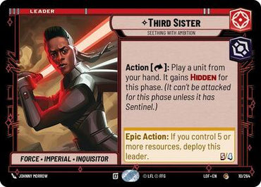 Third Sister, Seething With Ambition (Legends of the Force)(LFL-010/264)(C)