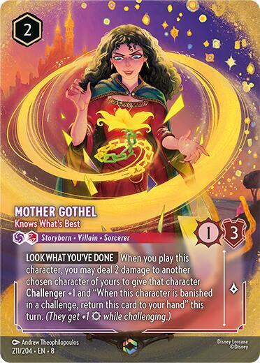 Mother Gothel - Knows What's Best (Enchanted) - Holofoil (Reign of Jafar)(8-211/204)(E)