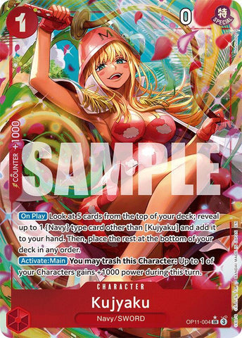 Kujyaku - Alternate Art - Foil (A Fist of Divine Speed)(OP11-004)(SR)