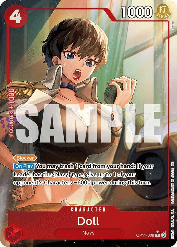 Doll - Alternate Art - Foil (A Fist of Divine Speed)(OP11-008)(R)