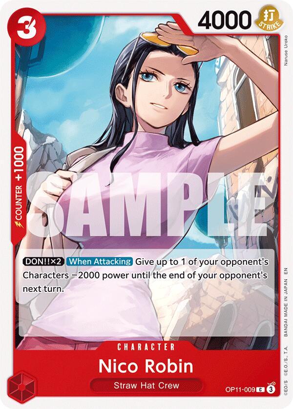 Nico Robin (A Fist of Divine Speed)(OP11-009)(C)