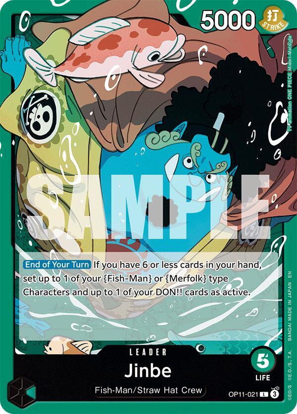Jinbe (021) (A Fist of Divine Speed)(OP11-021)(L)