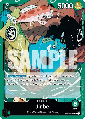 Jinbe (021) (A Fist of Divine Speed)(OP11-021)(L)