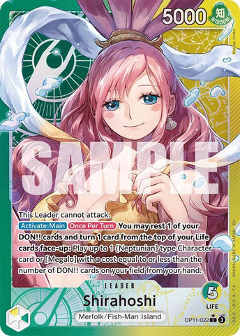 Shirahoshi (022) - Alternate Art - Foil (A Fist of Divine Speed)(OP11-022)(L)