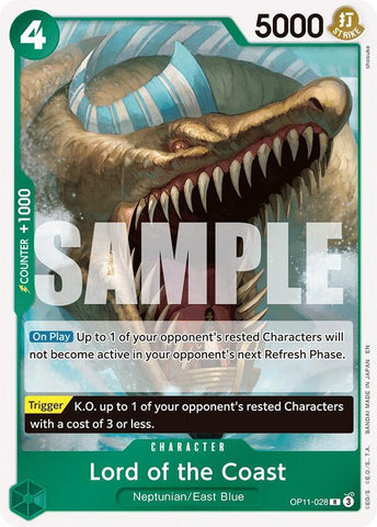 Lord of the Coast - Foil (A Fist of Divine Speed)(OP11-028)(R)