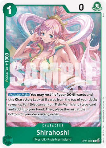 Shirahoshi (030) - Foil (A Fist of Divine Speed)(OP11-030)(R)