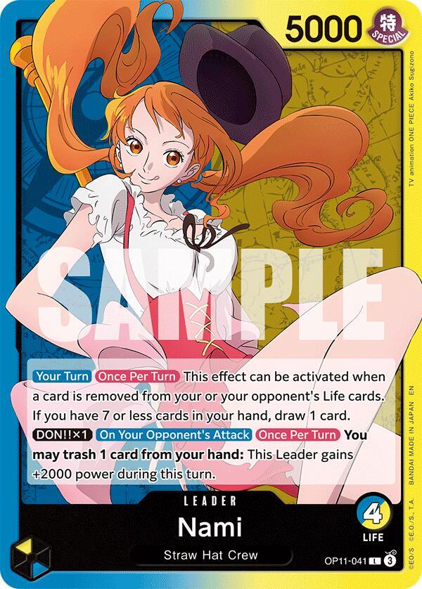 Nami (041) (A Fist of Divine Speed)(OP11-041)(L)