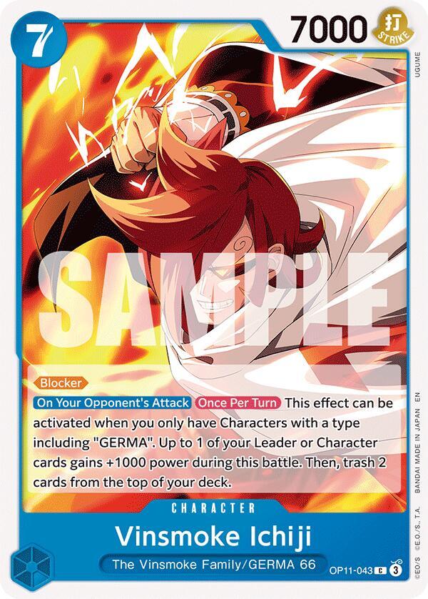 Vinsmoke Ichiji (A Fist of Divine Speed)(OP11-043)(C)