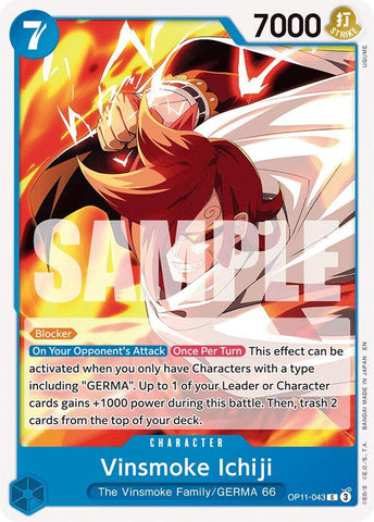 Vinsmoke Ichiji (A Fist of Divine Speed)(OP11-043)(C)