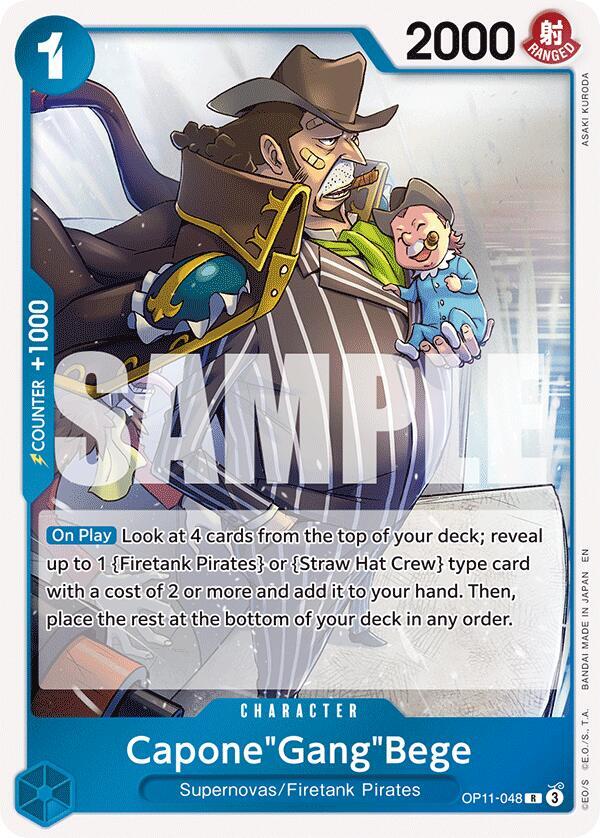 Capone"Gang"Bege (048) - Foil (A Fist of Divine Speed)(OP11-048)(R)