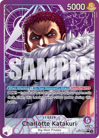 Charlotte Katakuri (062) - Alternate Art - Foil (A Fist of Divine Speed)(OP11-062)(L)