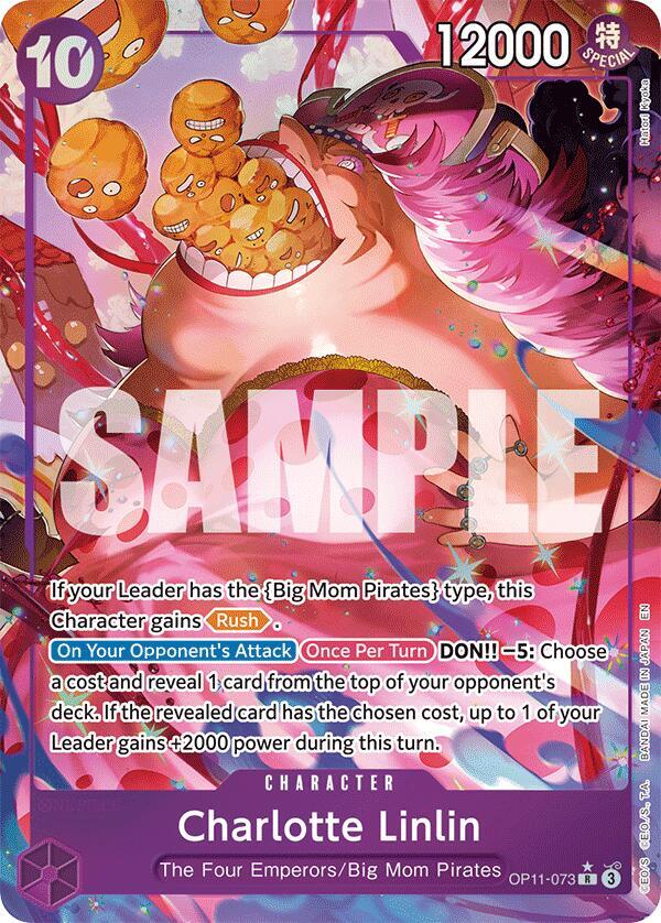 Charlotte Linlin - Alternate Art - Foil (A Fist of Divine Speed)(OP11-073)(R)