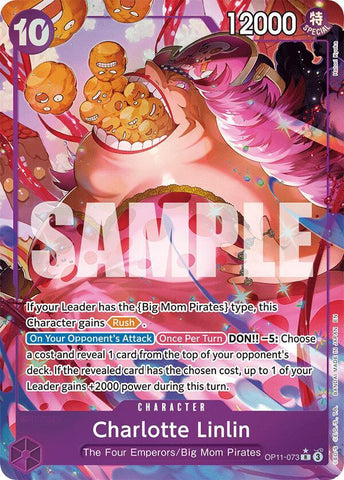 Charlotte Linlin - Alternate Art - Foil (A Fist of Divine Speed)(OP11-073)(R)