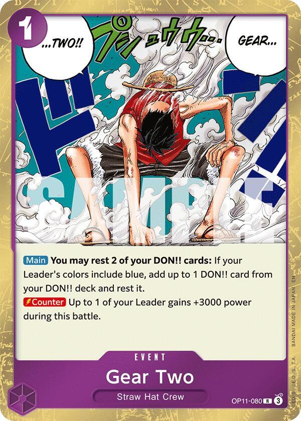 Gear Two - Foil (A Fist of Divine Speed)(OP11-080)(R)