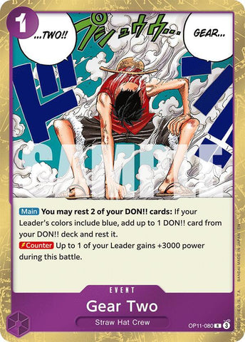 Gear Two - Foil (A Fist of Divine Speed)(OP11-080)(R)