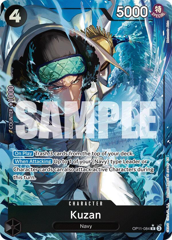 Kuzan - Alternate Art - Foil (A Fist of Divine Speed)(OP11-084)(R)