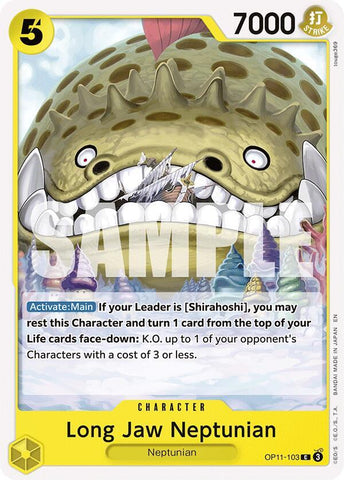 Long-Jaw Neptunian (A Fist of Divine Speed)(OP11-103)(C)