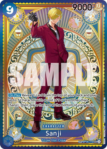 Sanji (SP) - Foil (A Fist of Divine Speed)(OP06-119)(SEC)
