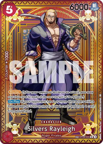Silvers Rayleigh (SP) - Foil (A Fist of Divine Speed)(OP09-005)(R)