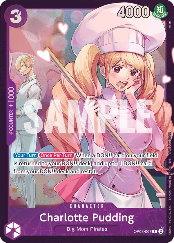 Charlotte Pudding [Store Treasure Cup 2025] [Foil] (One Piece Promotion Cards)(OP08-067)(R)