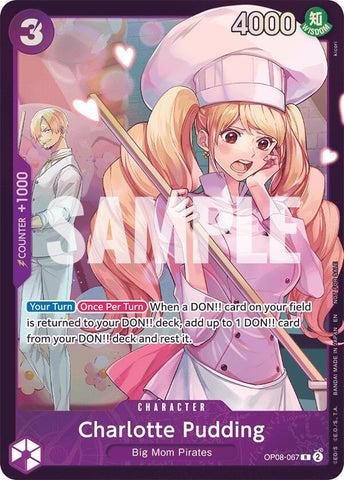 Charlotte Pudding [Store Treasure Cup 2025] [Foil] (One Piece Promotion Cards)(OP08-067)(R)