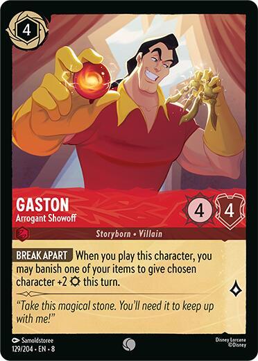 Gaston - Arrogant Showoff (Reign of Jafar)(8-129/204)(C)