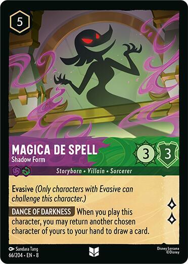 Magica De Spell - Shadow Form - Cold Foil (Reign of Jafar)(8-066/204)(U)