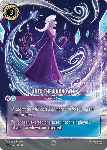Into the Unknown (Enchanted) - Holofoil (Reign of Jafar)(8-213/204)(E)