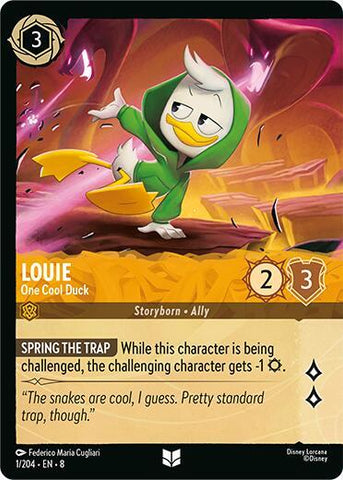 Louie - One Cool Duck - Cold Foil (Reign of Jafar)(8-001/204)(U)