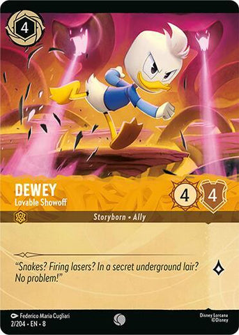 Dewey - Lovable Showoff - Cold Foil (Reign of Jafar)(8-002/204)(C)