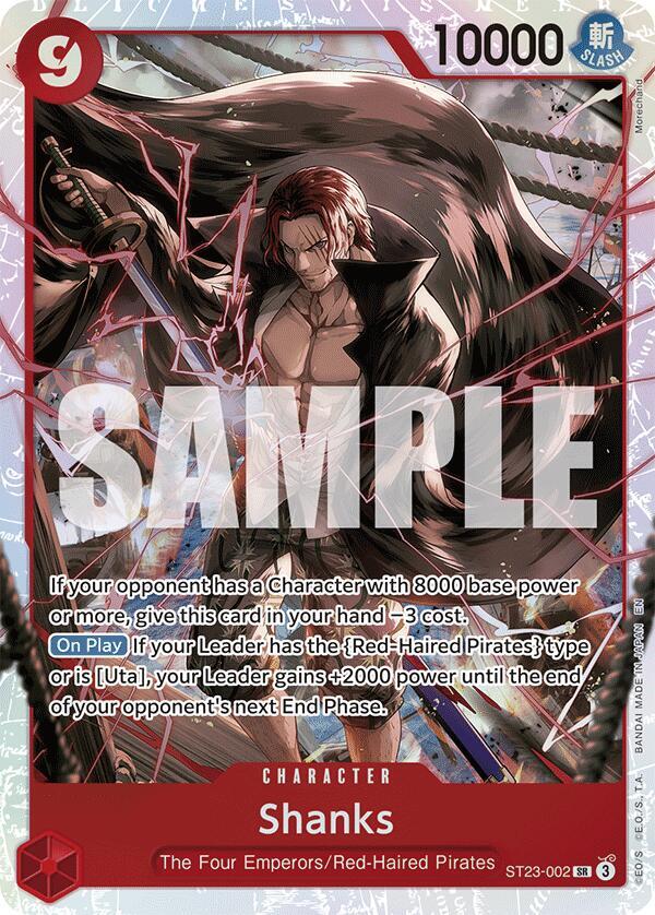 Shanks (002) - Foil (Starter Deck 23: RED Shanks)(ST23-002)(SR)