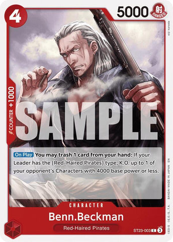 Benn.Beckman (Starter Deck 23: RED Shanks)(ST23-003)(C)