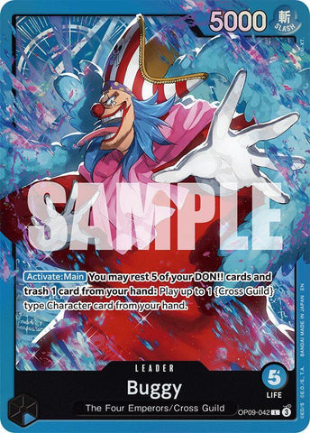 Buggy (OP09-042) - Foil (Starter Deck 25: BLUE Buggy)(OP09-042)(L)