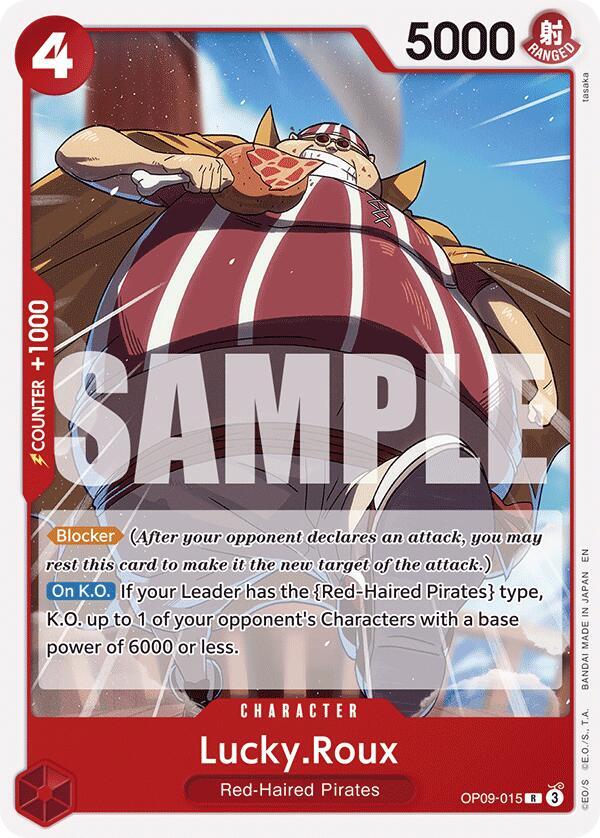 Lucky.Roux (Reprint) (Starter Deck 23: RED Shanks)(OP09-015)(R)