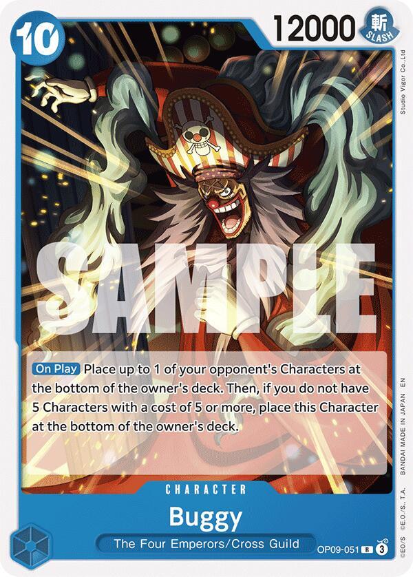 Buggy (Reprint) (Starter Deck 25: BLUE Buggy)(OP09-051)(R)