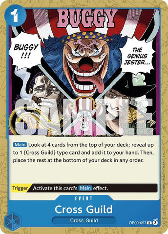 Cross Guild (Reprint) (Starter Deck 25: BLUE Buggy)(OP09-057)(R)