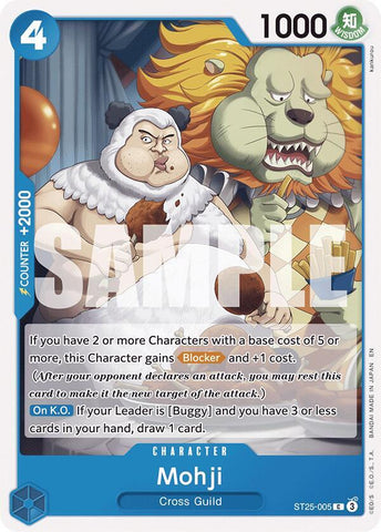 Mohji (Starter Deck 25: BLUE Buggy)(ST25-005)(C)