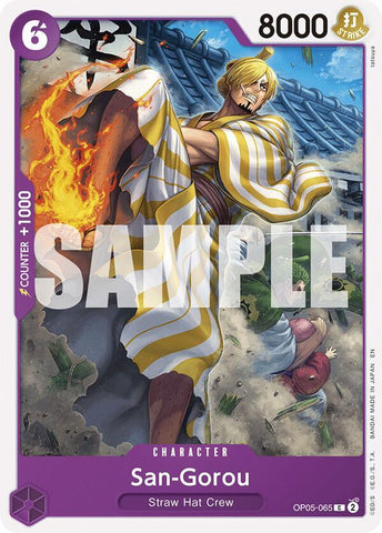 San-Gorou (Reprint) (Starter Deck 26: PURPLE/BLACK Monkey.D.Luffy)(OP05-065)(C)